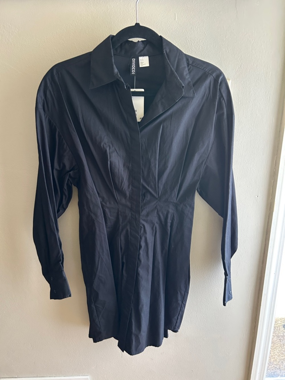 H&M Divided Long Sleeve Shirt Dress